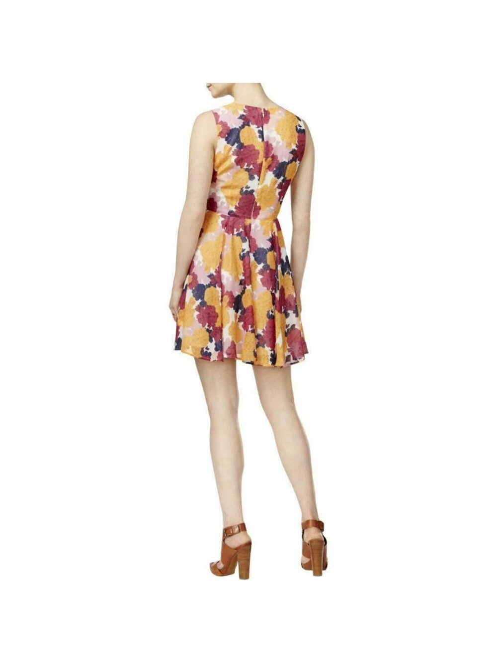 Maison Jules Fit & Flare Cocktail Dress Large Sleeveless - Picture 8 of 12